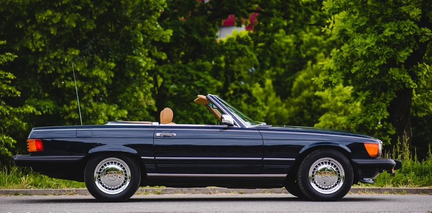 Mercedes-Benz SL cena 107000 przebieg: 172000, rok produkcji 1988 z Kalisz Pomorski małe 631